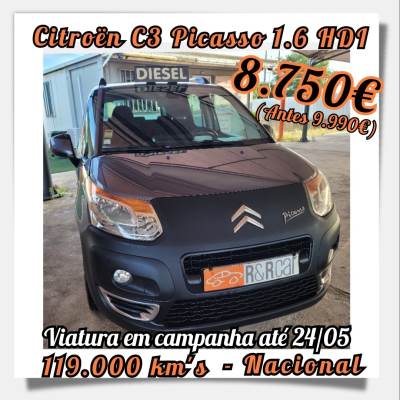 Carro usado Citroën C3 Picasso 1.6 HDi Exclusive Diesel