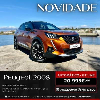 Carro usado Peugeot 2008 1.2 PureTech GT Line EAT8 Gasolina