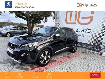 Carro usado Peugeot 3008 1.5 BlueHDi GT Line Diesel