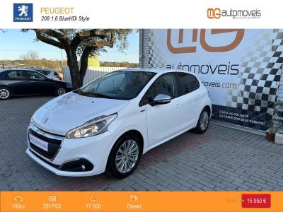 Carro usado Peugeot 208 1.6 BlueHDi Style Diesel